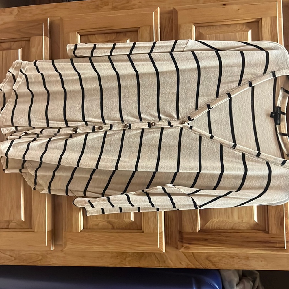 a button down shirt,used, in fair condition